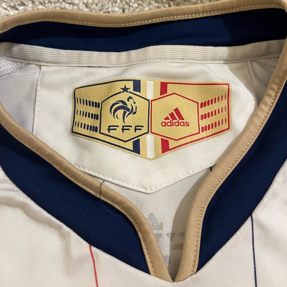 Adidas France 2010 Away World Cup Jersey Men’s Size Medium Soccer - Picture 2 of 12